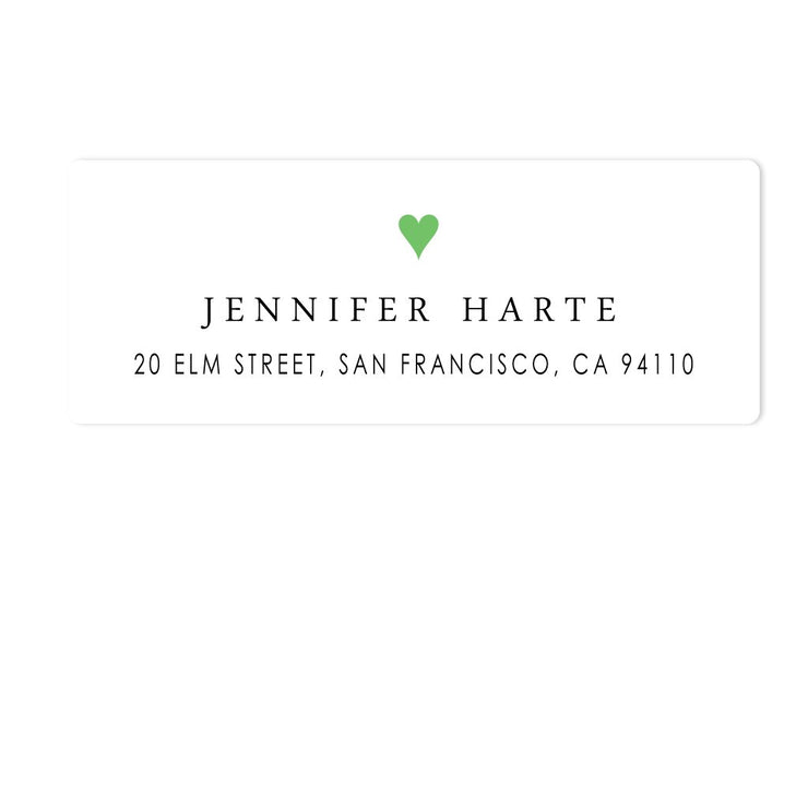 Good Hearted Address Labels