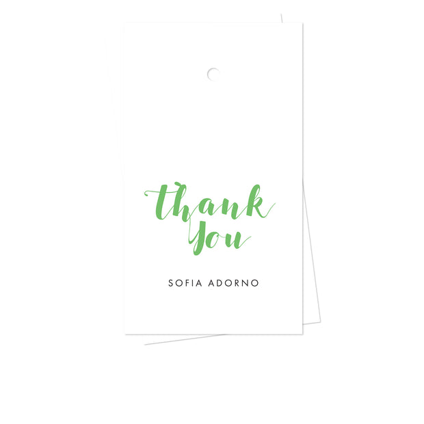 Brush Thank You Gift Tags