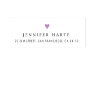Good Hearted Address Labels