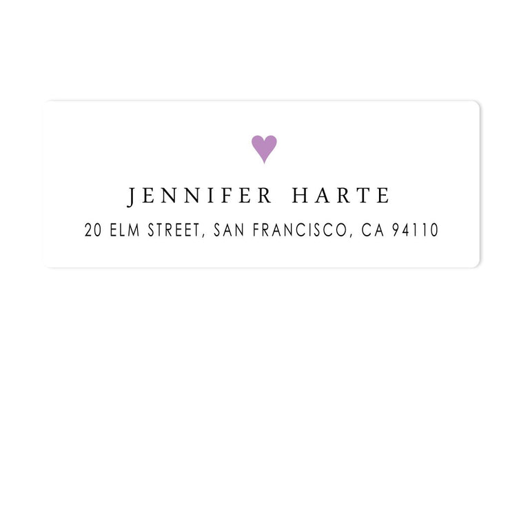 Good Hearted Address Labels