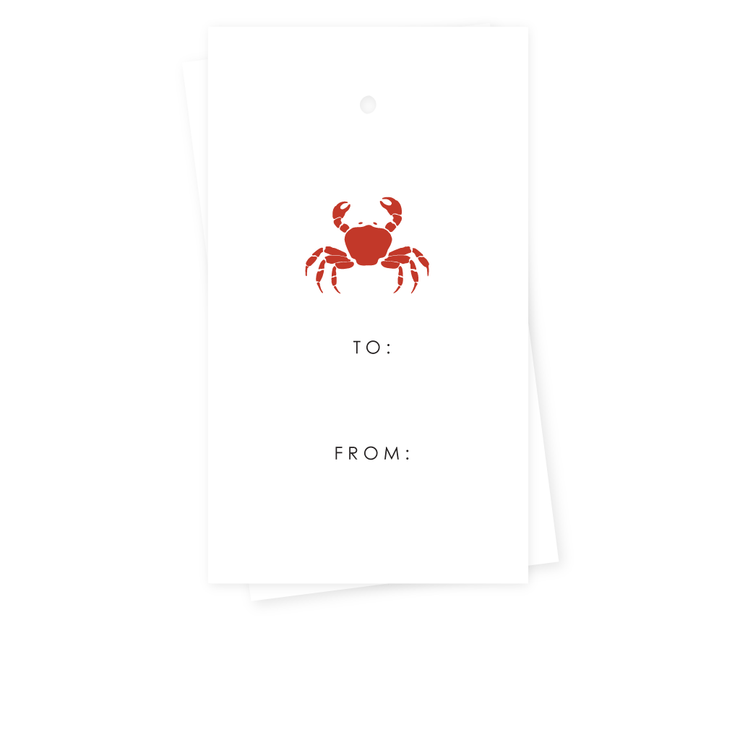 Crab Gift Tags