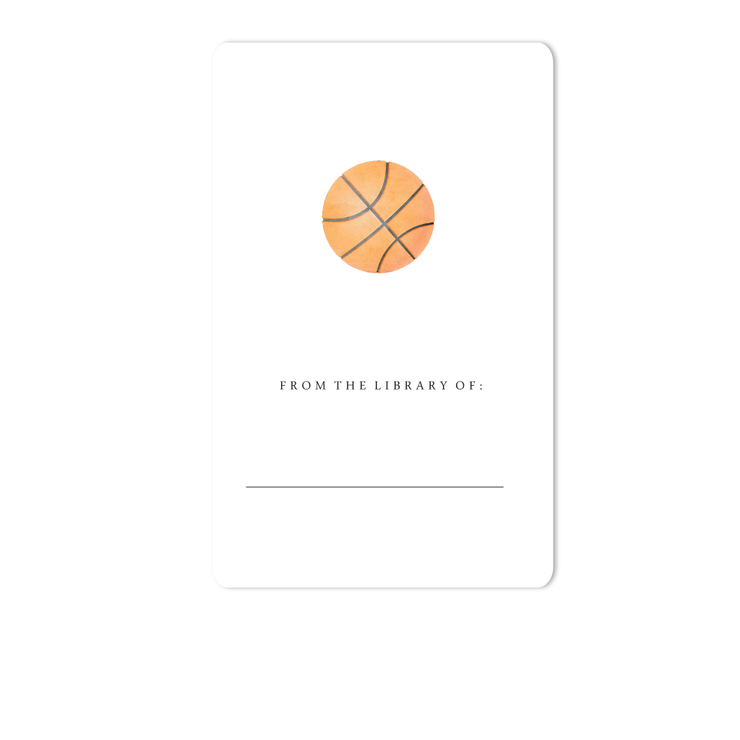 Basketball Bookplate