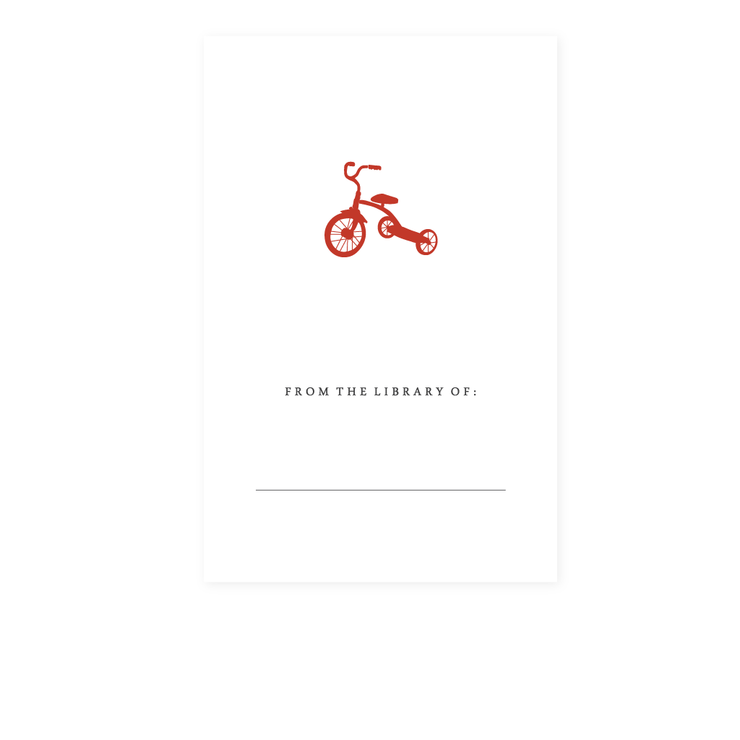 Tricycle Bookplate