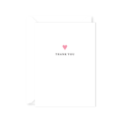 Heart Thank You Note