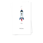 Rocket Ship Gift Tags