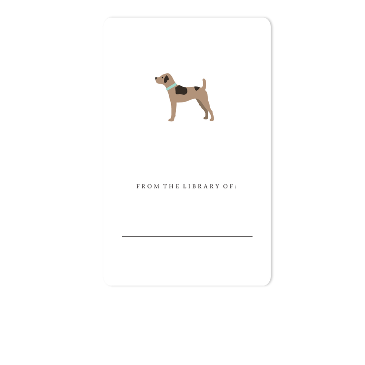 Dog Bookplate