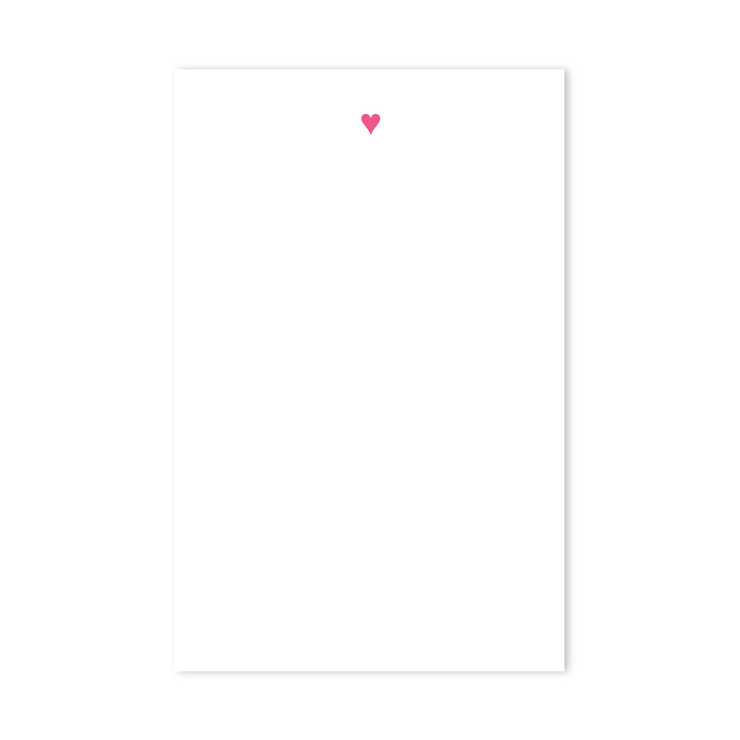 Preppy Heart Notepad