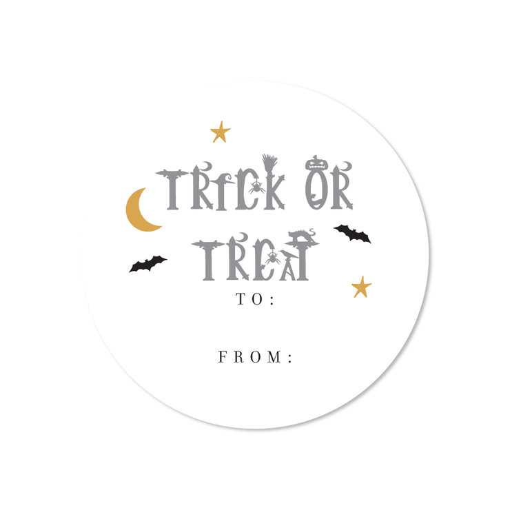 Trick or Treat Stickers