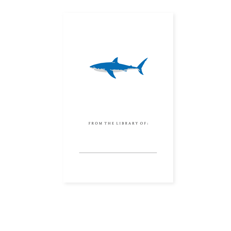 Shark Bookplate