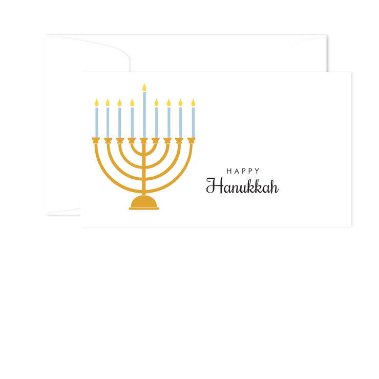 Menorah Holiday Gift Enclosures