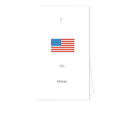American Flag Gift Tags