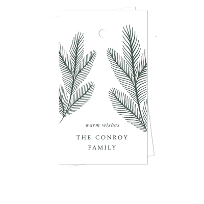Pine Needles Gift Tags
