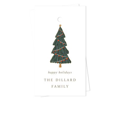 Christmas Tree Gift Tags