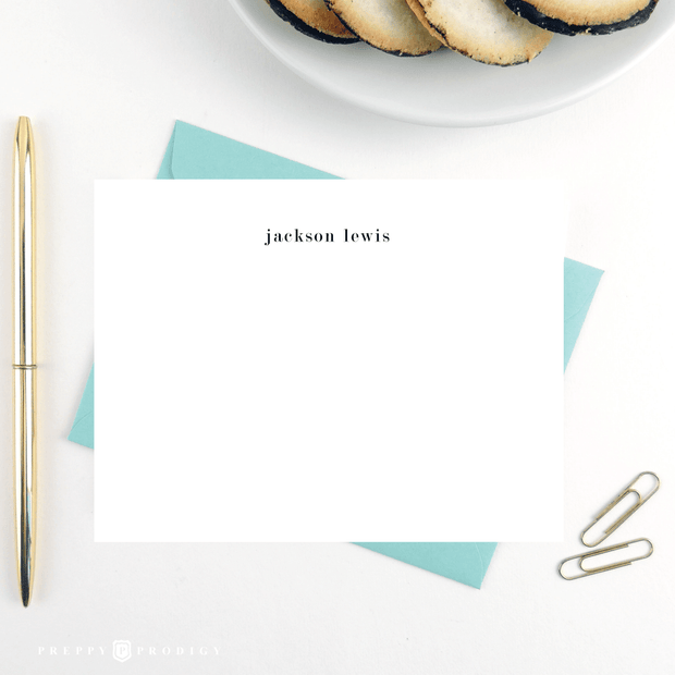 Simplicity Stationery