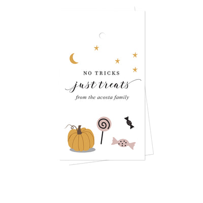 No Tricks Gift Tags