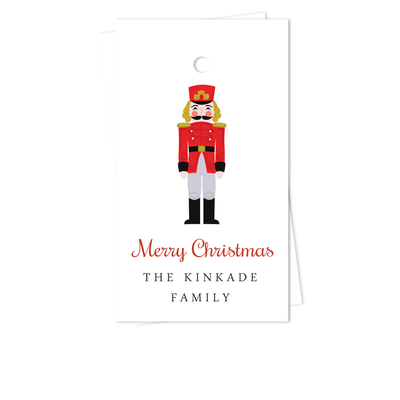 Nutcracker Holiday Gift Tags