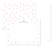 Red Hearts Stationery