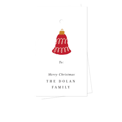 Christmas Bell Gift Tags