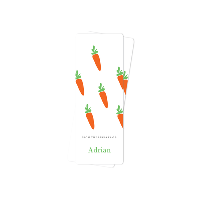 Easter Bookmark, Carrots