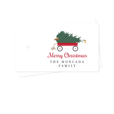 Christmas Wagon Gift Tags