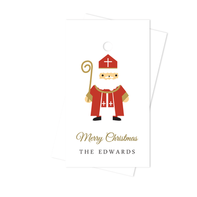 Santa Christmas Gift Tags