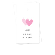 Double Heart Gift Tags