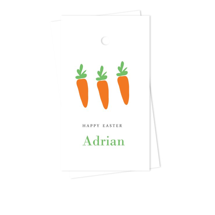 Carrots Easter Gift Tags