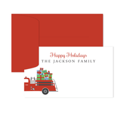 Holiday Fire Truck Gift Enclosures