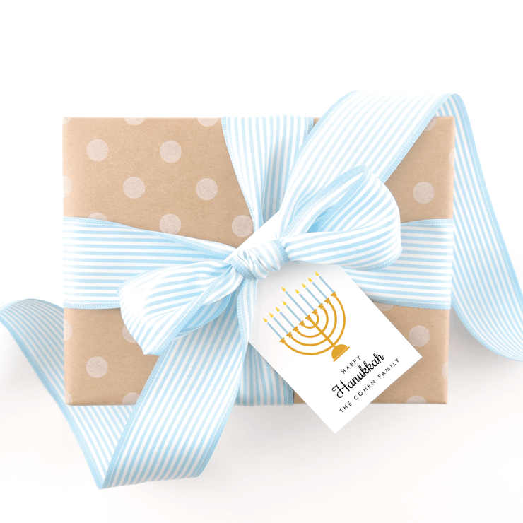 Menorah Gift Tags