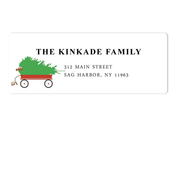 Christmas Tree Address Labels