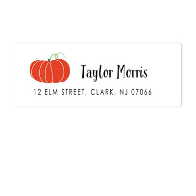 Pumpkin Address Labels