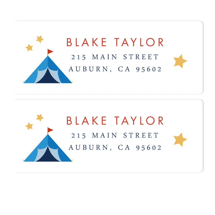 Camp Address Labels