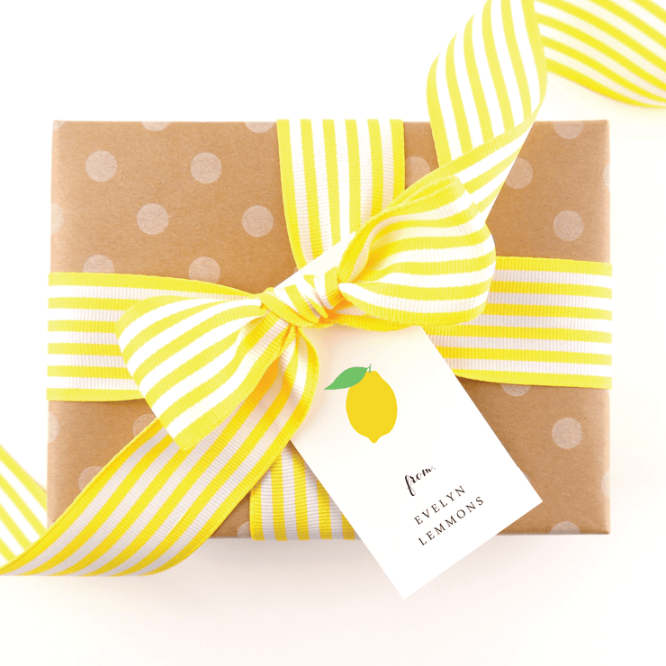 Lemon Gift Tags