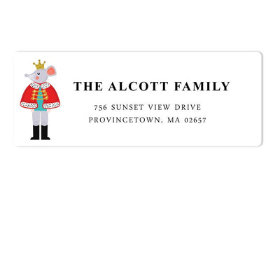 Mouse Holiday Address Labels