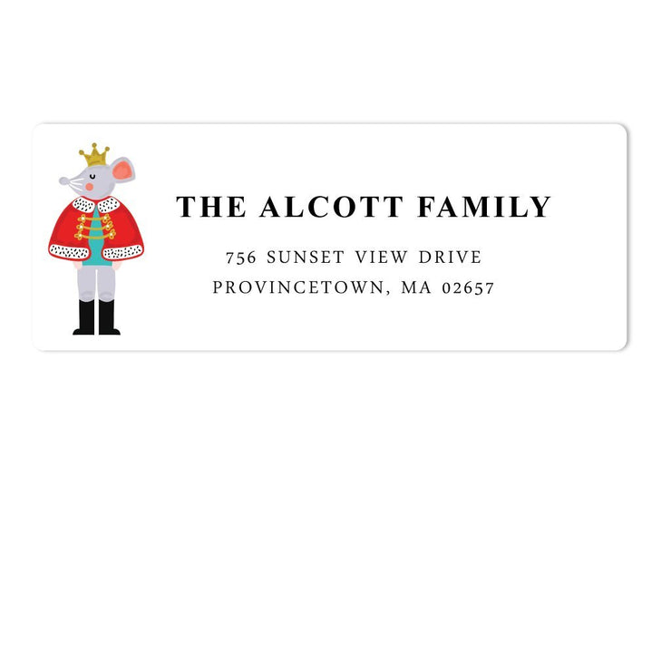 Mouse Holiday Address Labels