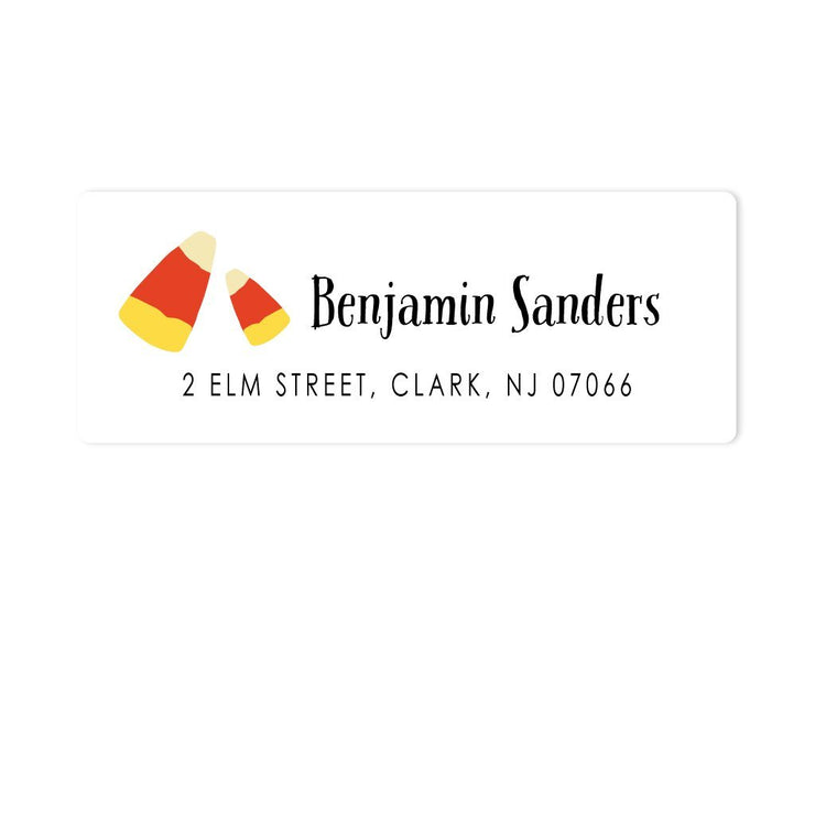 Candy Corn Address Labels