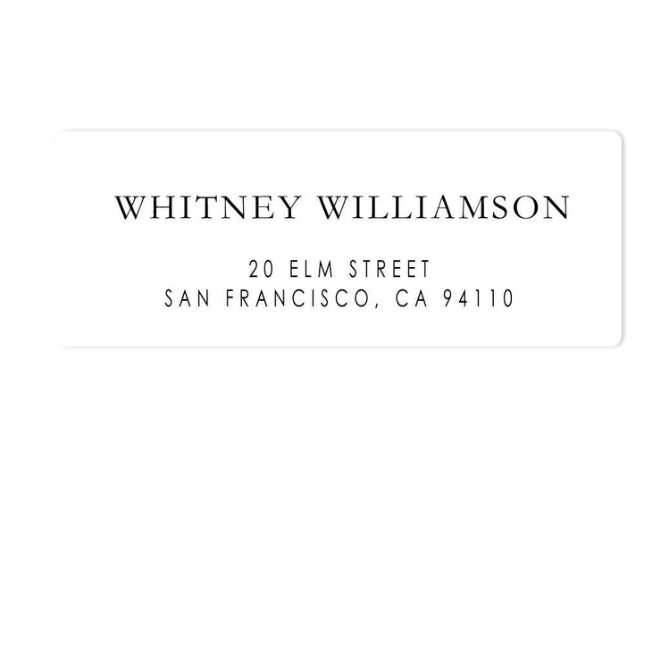 Qualified Address Labels