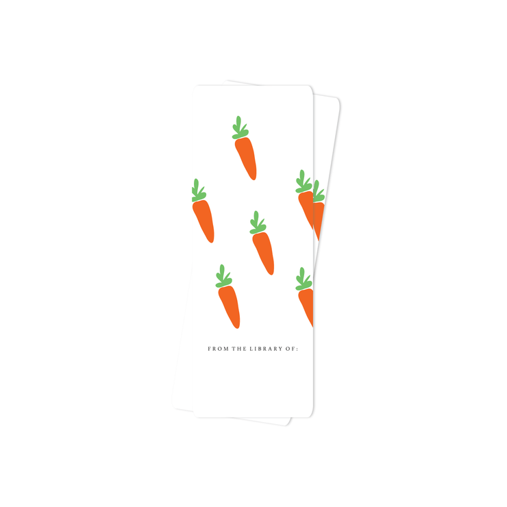 Easter Bookmark, Carrots