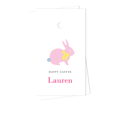 Pink Bunny Gift Tags