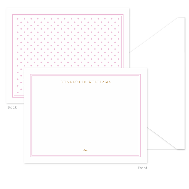 Polka Dot Stationery