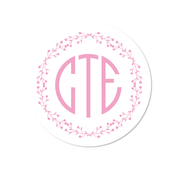 Berries Monogram Stickers