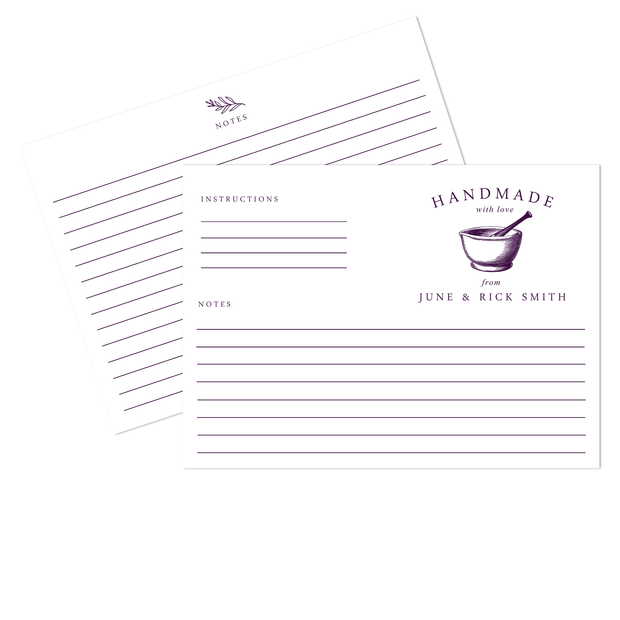 Apothecary Recipe Cards