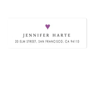 Good Hearted Address Labels