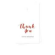 Brush Thank You Gift Tags