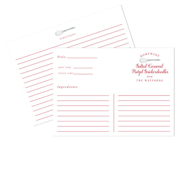 Whisk Recipe Cards