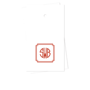 Framed Monogram Gift Tags