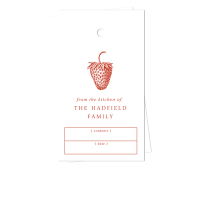 Strawberry Kitchen Gift Tags