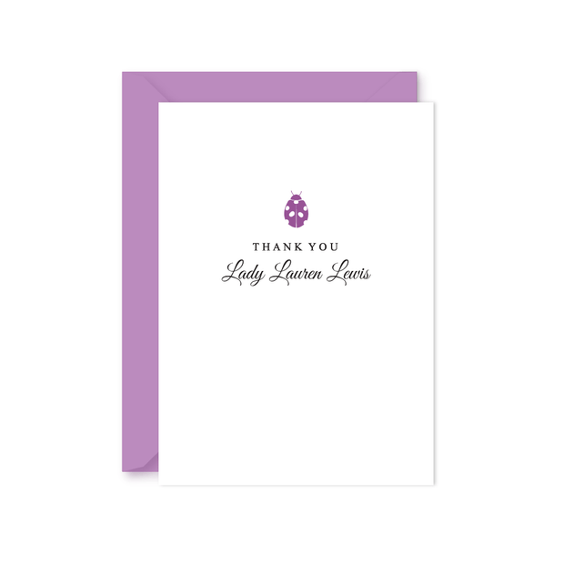 Ladybug Thank You Notes
