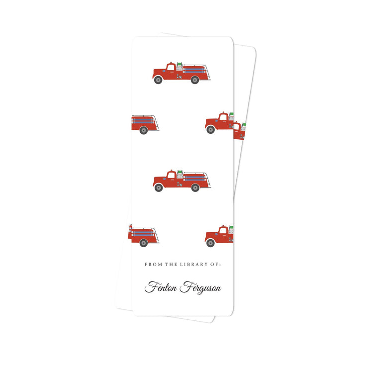 Fire Truck Bookmark