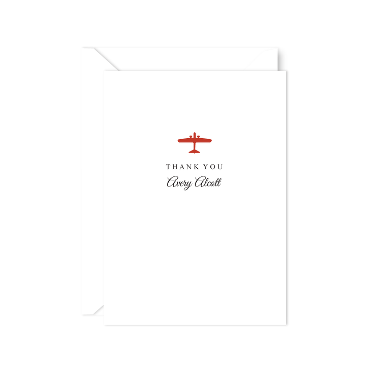 Airplane Thank You Notes